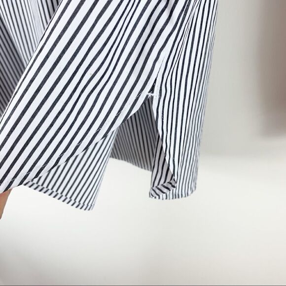 JCREW Long Sleeve Black/White Striped Cotton Pop-Over Tunic EUC - Picture 9 of 15